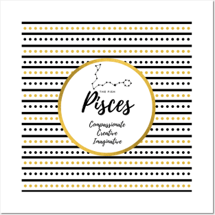 Zodiac Constellation | Pisces Posters and Art